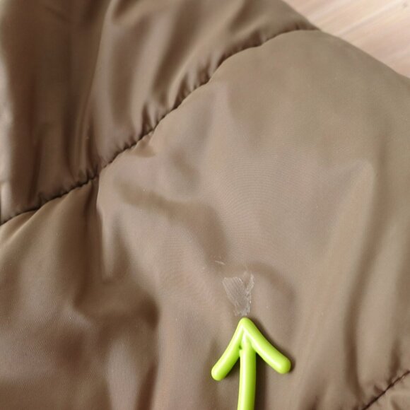 VINTAGE Woolrich Vest Mens Large Green Puffer Jacket Utility Quilted Packable - Picture 11 of 14